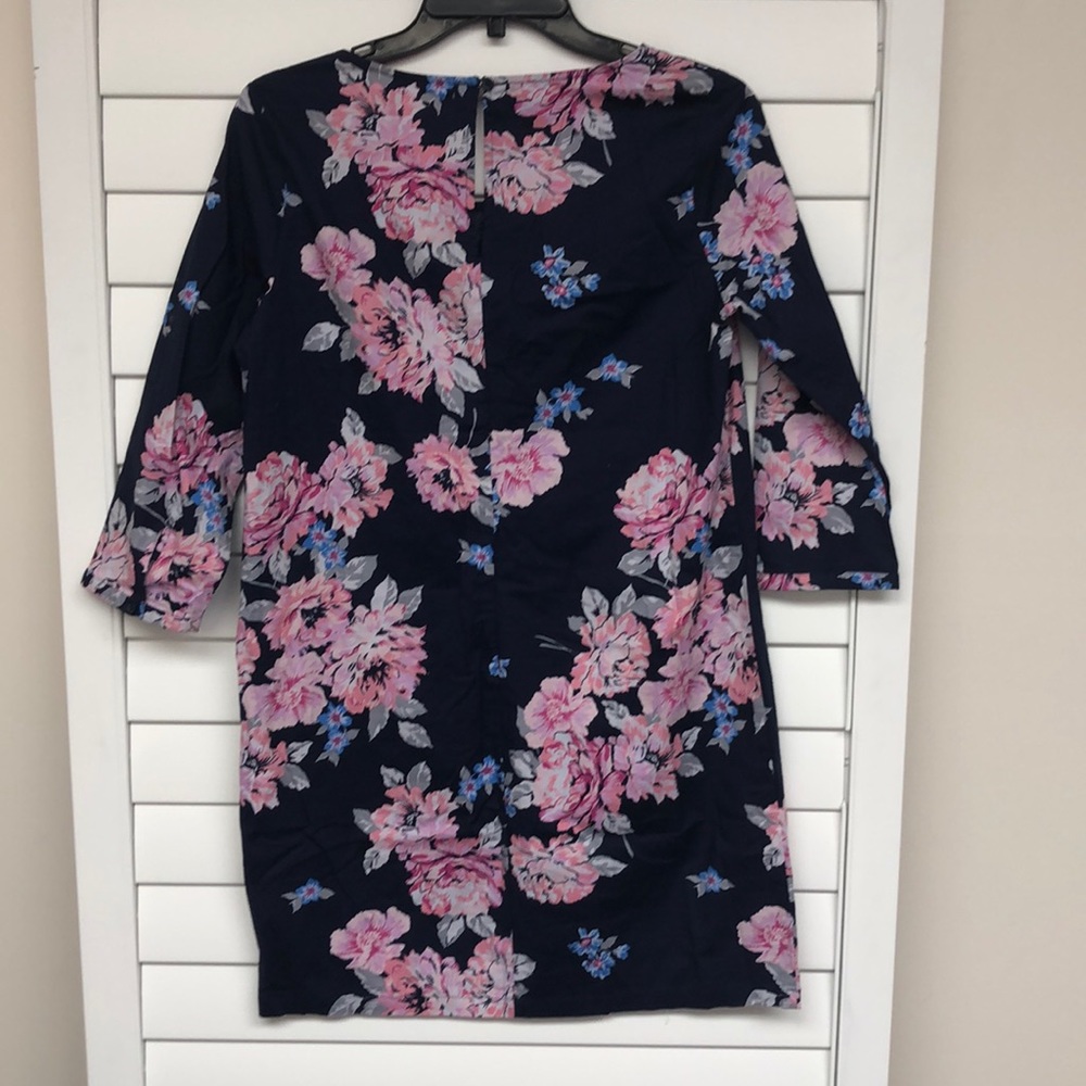 Old Navy blue floral dress. Size small. - Picture 5 of 6